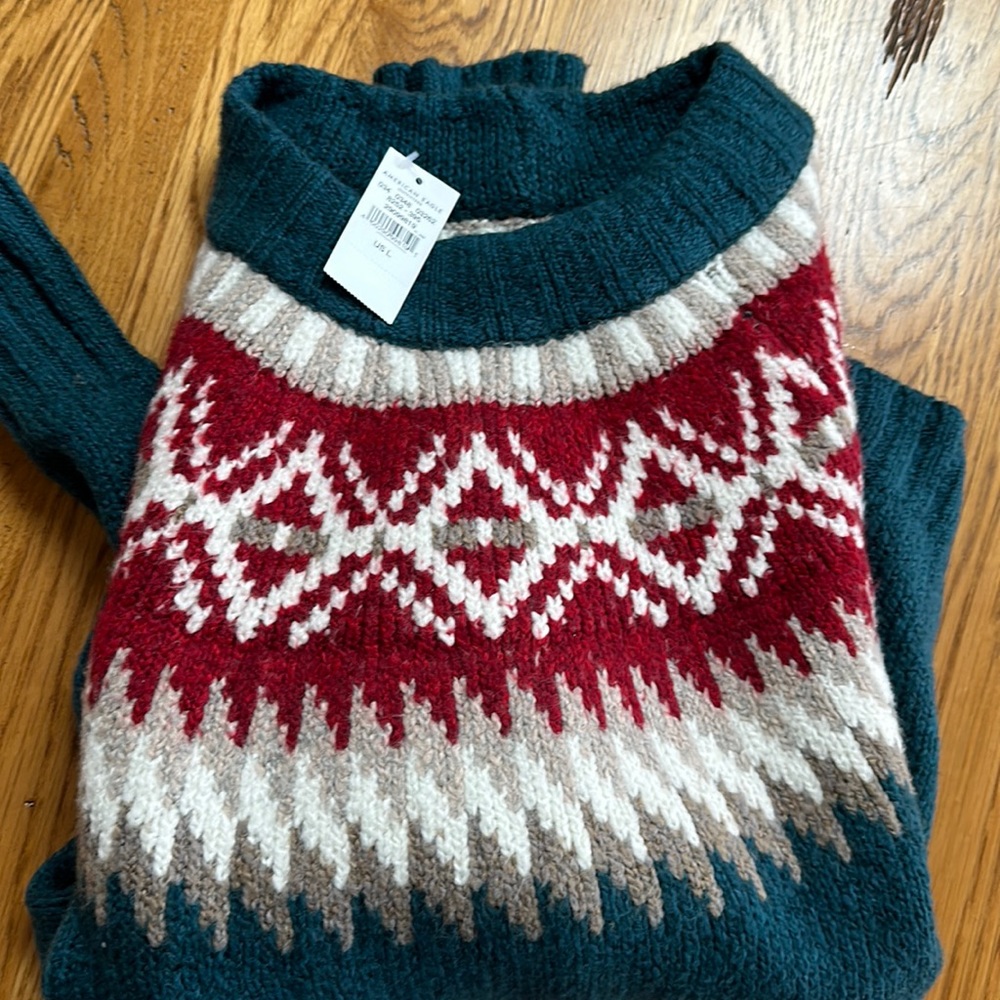 American Eagle Fair Isle sweater